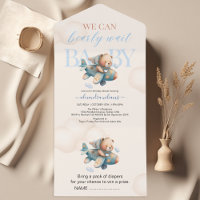 On peut attendre baby shower garçon