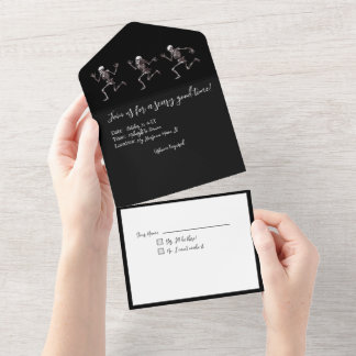 Invitation Tout En Un Os dansants