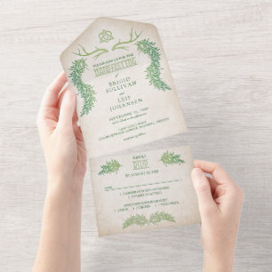Invitation Tout En Un Pagan Handfasting Mariage
