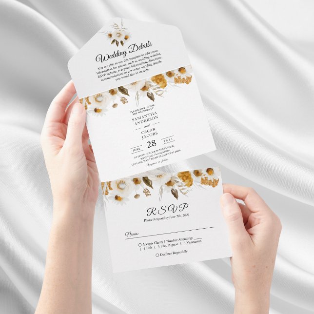 Invitation Tout En Un Panneau de bienvenue pour Baby Shower automnal à l (Créateur téléchargé)