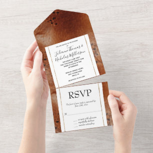 Invitation Tout En Un Poster de animal Brown