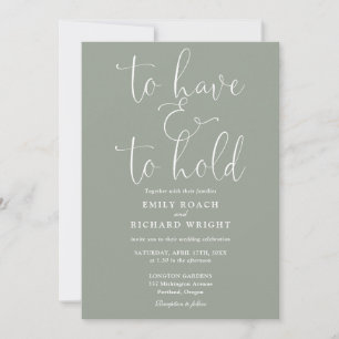 Invitation Tout En Un Pour Avoir Et Tenir Un Mariage Vert Sag
