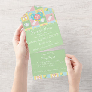 Invitation tout-en-un pour bébé