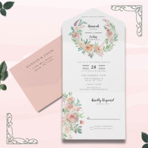 Romance intemporelle Floral Mariage de couronne