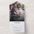 Rustique Moderne Élégant Style Photo Mariage RSVP