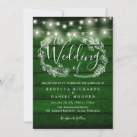 Tout en un Rustique vert Chaîne de bois clair Mari