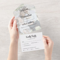 Script moderne transparent photo simple mariage