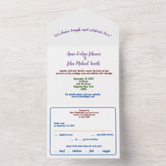 Invitation Tout En Un Simple tout en un