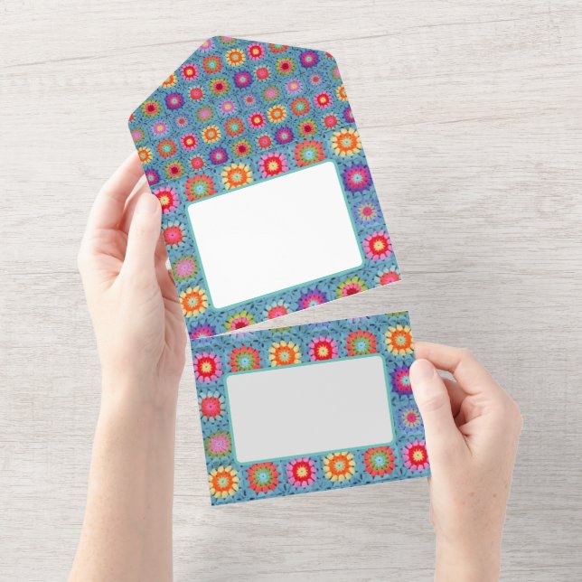 Invitation Tout En Un Tout en une invitation, Crochet dans vos mains (Déchirure)