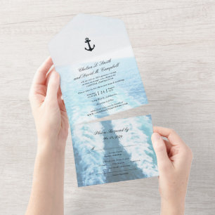 Invitation Tout En Un ©Voyage d'amour/croisière/mariage de destination