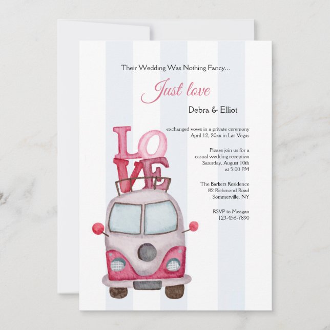Invitation Tout simplement amour (Devant)