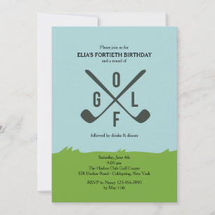 Invitation Tout sur l'invitation au golf