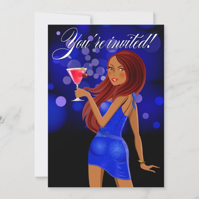 Invitation Toute célébration de parti dans un but (Devant)