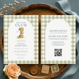 Invitation Toute en une nouvelle pour le club de golf Ourson