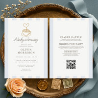 Toute la Fête Café Bébé Bleu Baby Shower