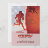 Toute l'invitation au football américain