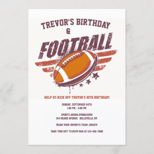 Invitation Toute l'invitation de football américain