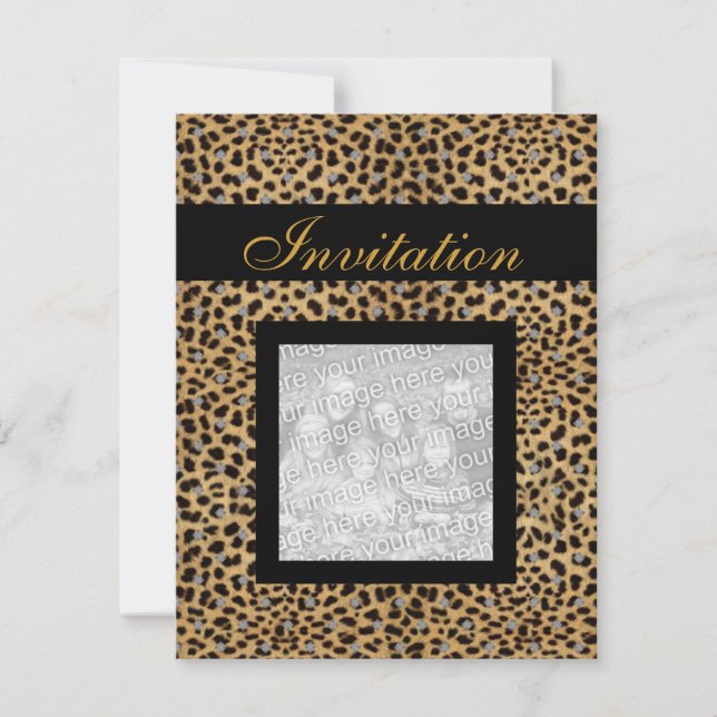 Invitation Toutes les Occasions Poster de animal A (Devant)
