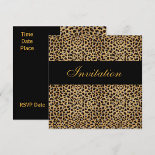 Invitation Toutes Occasions Impression Animale