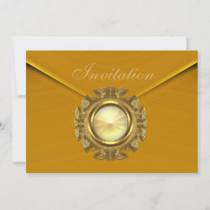 Invitation Toutes Occasions Rich Velvet Moutarde B