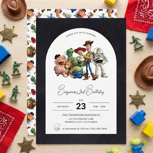 Invitation Toy Story Anniversaire de l'enfant (Créateur téléchargé)