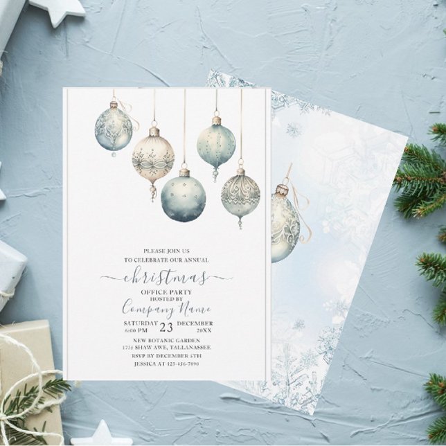 Invitation Traditionnel Noël rustique aquarelle Joyeux Noël (Créateur téléchargé)