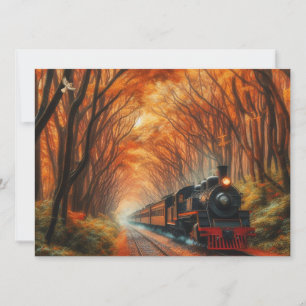 Invitation train classique d'automne