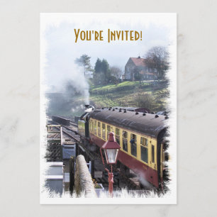 INVITATION TRAINS À VAPEUR