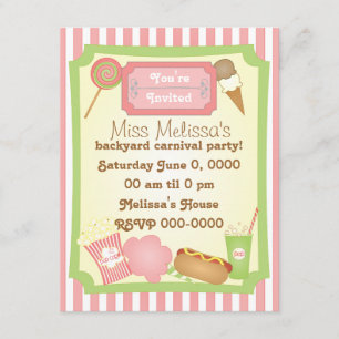 Invitation Traitements carnavals