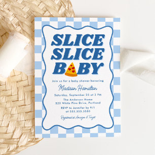 Invitation Tranches Tranches Bébé Fête de Bébé Pizza Italienn