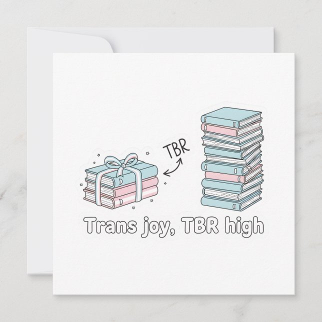 Invitation Trans Joy, TBR High – LGBTQ Reading Pride  (Devant)