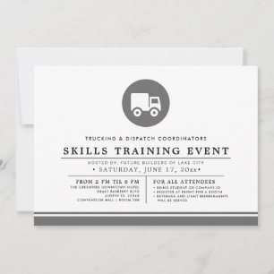 Invitation Transport routier + Dispatch Formation Événement