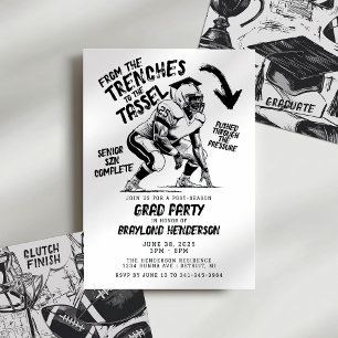 Invitation Trending to the Tassel Lineman Football Grad Party