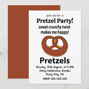 Invitation Tresse Sucrée Croustillante de Bretzel Me Rend Heu