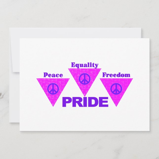 Invitation Triangle Pride (Devant)