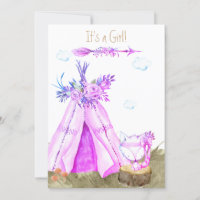 *~* Tribal Teepee Boho Fox Woodland Forest Girl