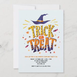 Invitation Trick or Treat Halloween