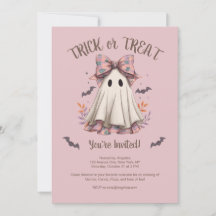 Trick or Treat mignon Fille fantôme Fête d'Hallowe
