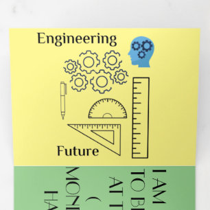 Invitation triple lettre pliée ( INGÉNIERIE )