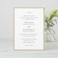 Trisha Earthy Neutral Mariage moderne