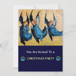 Invitation TROIS ANGELS EN BLEU, Sapphire