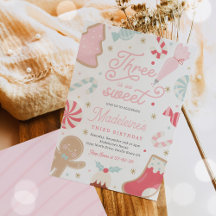 Trois est si doux Noël Cookie 3e anniversaire