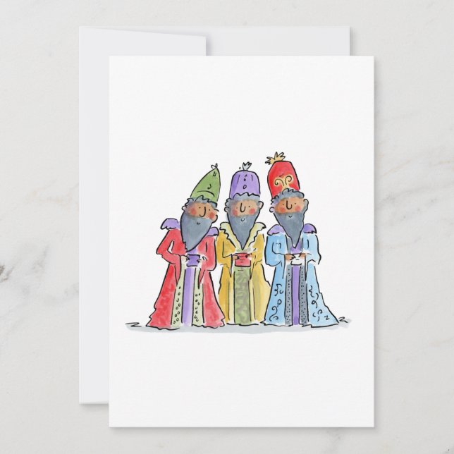 Invitation Trois hommes sages (Devant)