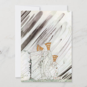 Invitation Trois princes à Blue Mountain par Kay Nielsen