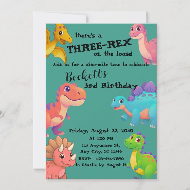 Invitation Trois Rex (Devant)