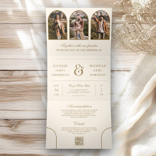 INVITATION TROIS VOLETS 