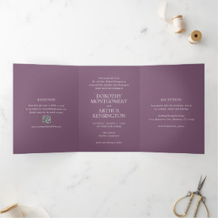 INVITATION TROIS VOLETS 