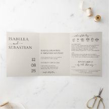 Ensemble tout-en-un Crème de Mariage répondez s'il