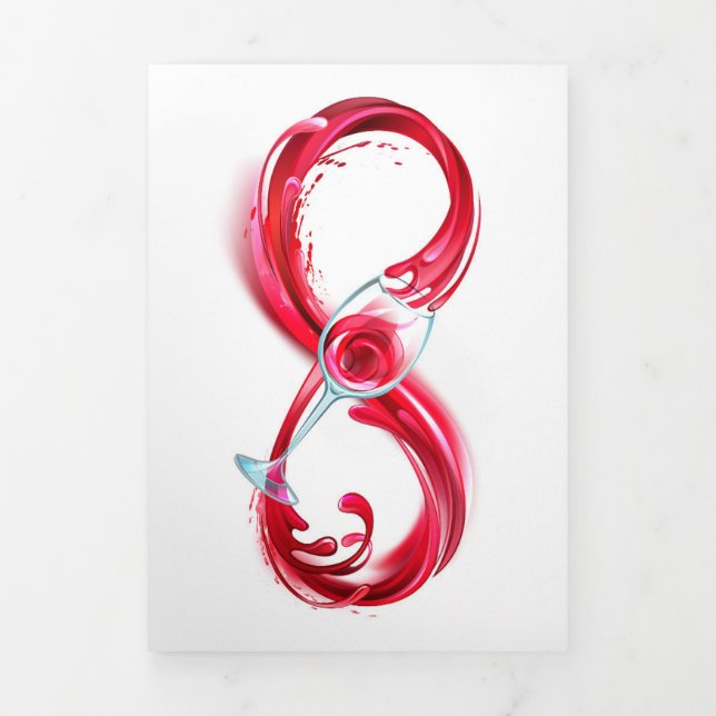 Invitation Trois Volets Infinity (Page de couverture)