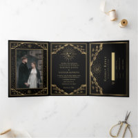 Mariage Gold Sun et Moon Tarot Card